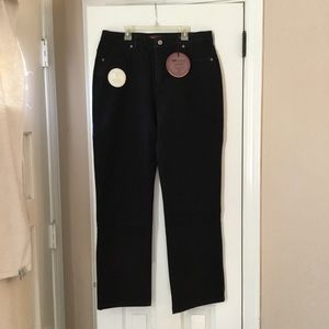 Lee Black Straight Leg Jeans Size 16m